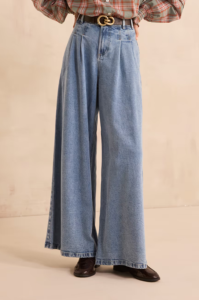 Jeans taille haute
